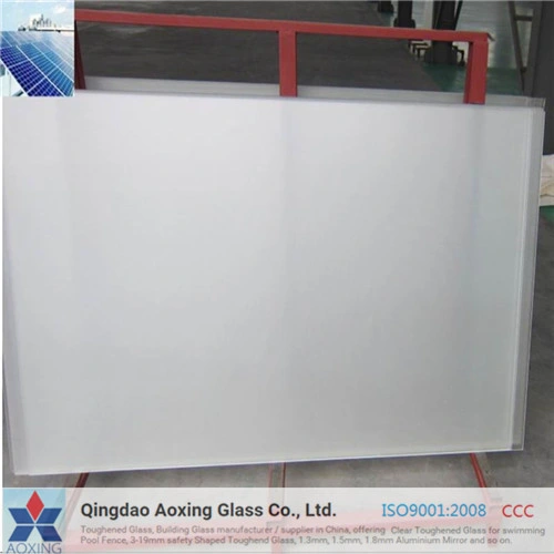 Anti-Reflective Coated Low Iron Tempered Solar Glass with Good Price